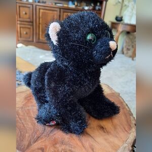 Black Plush Cat Toy, Weeblo